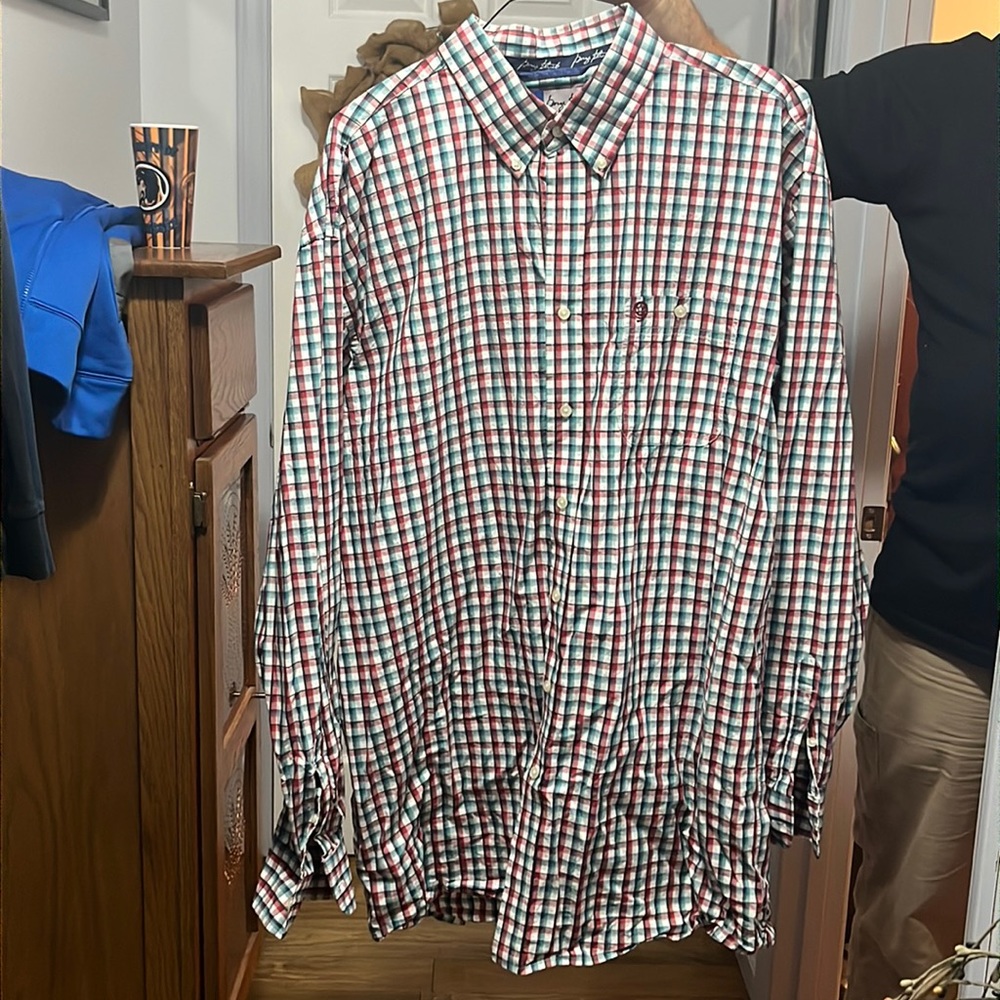 George strait wrangler button up  2XLT multicolor